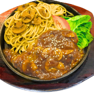 Mushroom Sauce Chicken Chop